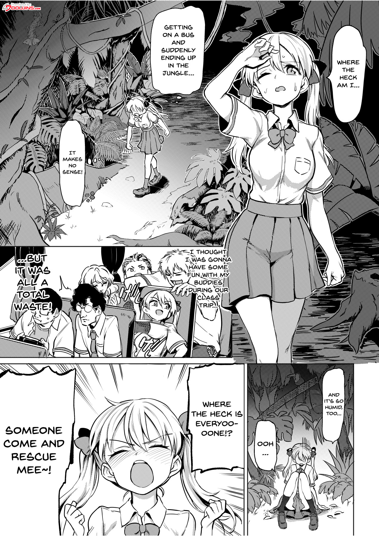 Hentai Manga Comic-Goblin x Schoolgirls x Collapse Cheeky Gal Edition-Read-2